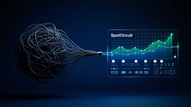AI analyzing data visualization